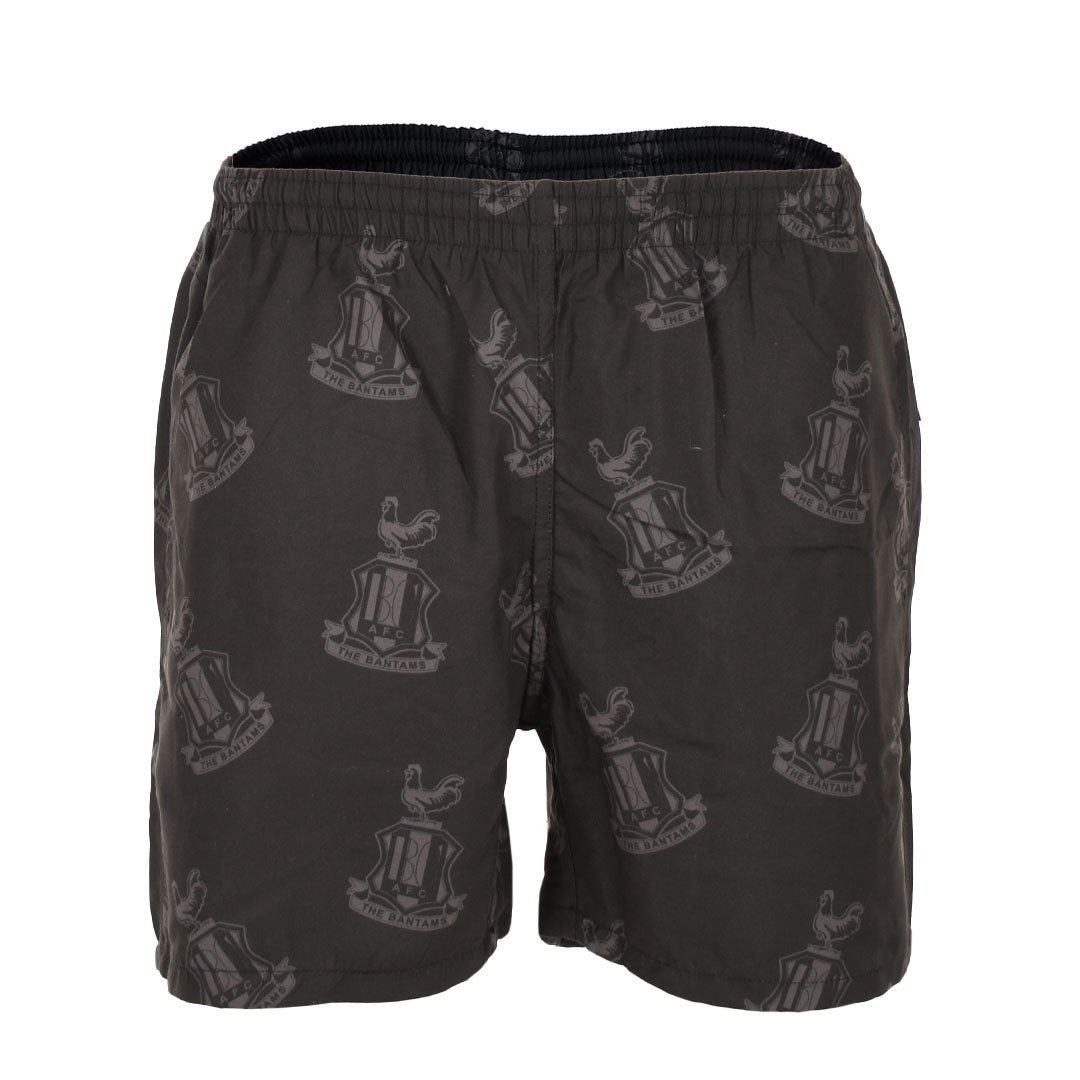 Multi Crest Swim Shorts Black