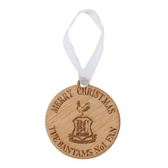 Club Crest Wooden Bauble