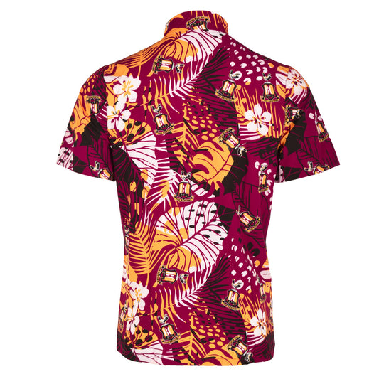 Jnr Hawaiian Shirt Claret|Amber